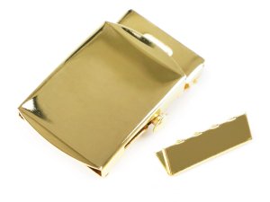 Kovová spona na opasek průvlek 30 mm s koncovkou