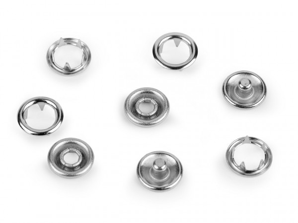 Knoflíky stiskací Roland Baby Ø10 mm na slabé látky, sypané