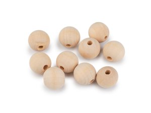 Dřevěné korálky nelakované Ø18 mm