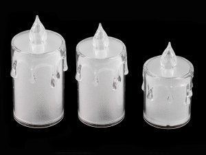 LED svíčka na baterky Ø3,6 cm