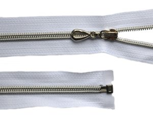 Spirálový zip se stříbrnými zoubky No 5 délka 80 cm