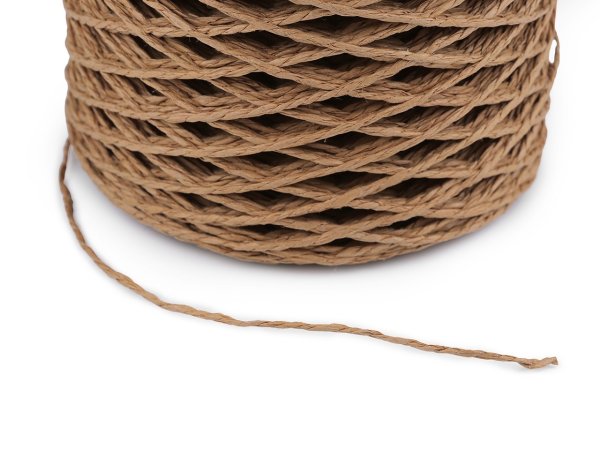 Lýko rafie přírodní, k pletení tašek Ø1,5 mm