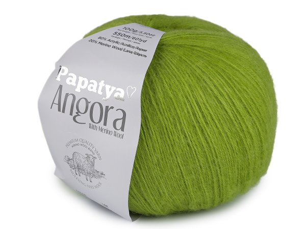 Pletací příze Papatya Angora 100 g
