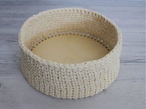 Dřevěné dno na háčkování / výrobu košíků Ø20 cm