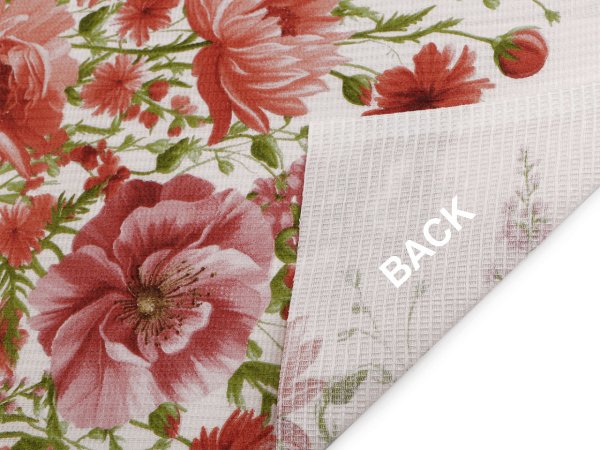 Bavlněné vaflové piké květy
