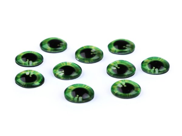 Skleněné oči k nalepení Ø10 a 12 mm
