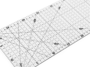 Pravítko na patchwork 15x50 cm