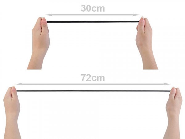 Pruženka měkká s výplní šíře 5 mm