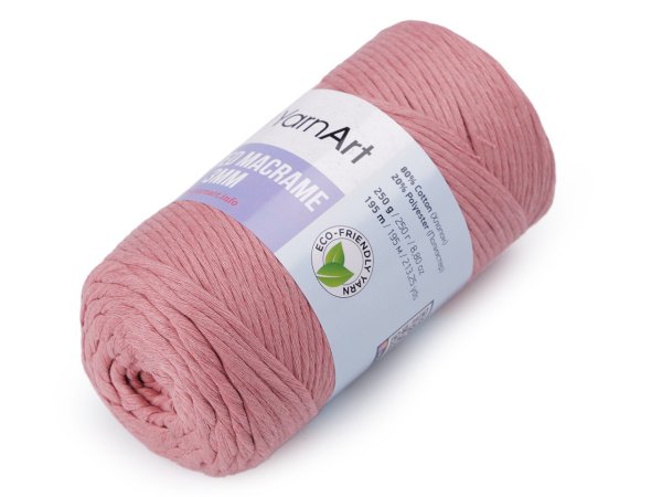 Pletací příze Twisted Macrame 250 g rozčesávací