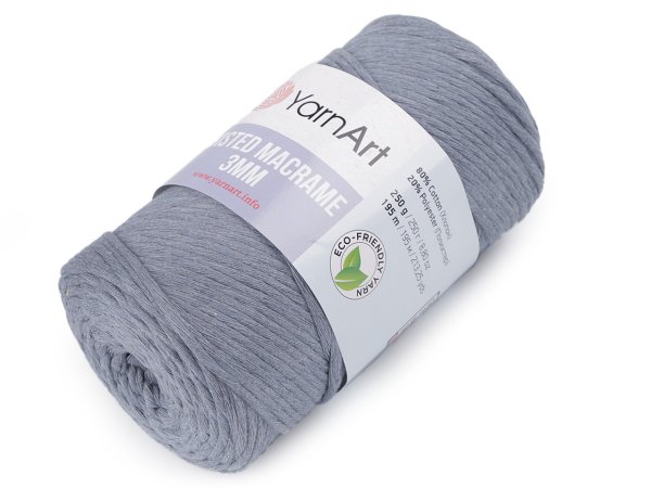 Pletací příze Twisted Macrame 250 g rozčesávací