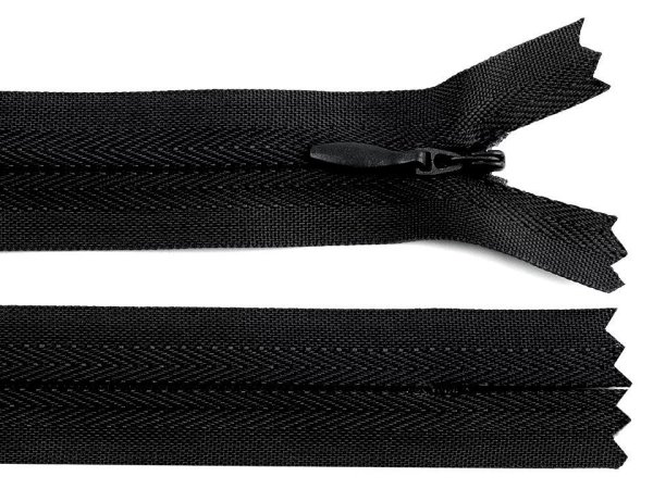 Zip skrytý nedělitelný No 3 délka 45 cm PLM