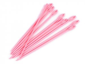Plastové jehly délka 150 mm tupé