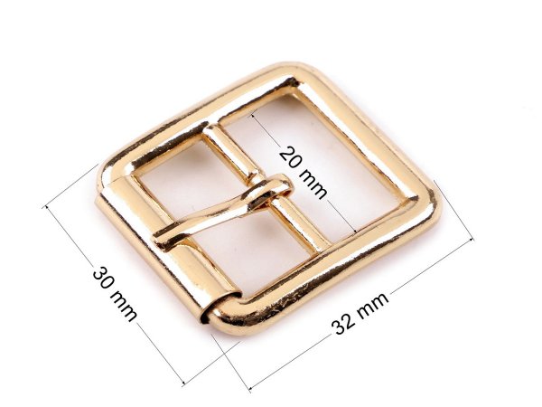 Kovová spona / opasková přezka, průvlek 20 mm