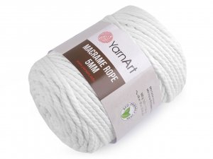 Pletací příze Macrame Rope Ø5 mm 500 g rozčesávací