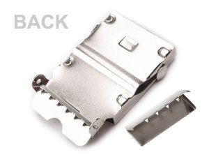 Kovová spona na opasek průvlek 30 mm s koncovkou