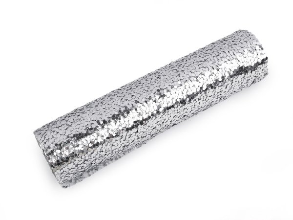 Pavučinka / štola / běhoun dekorační s glitry šíře 24 cm