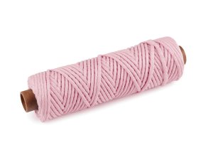 Bavlněná šňůra macrame Ø3 mm rozčesávací