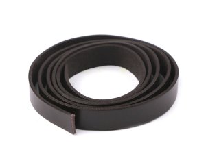 Kožený popruh / ucho na tašky - polotovar šíře 15 mm