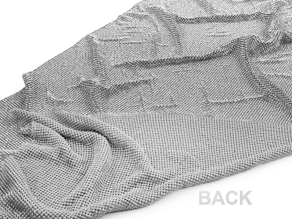 Štras v metráži zlatá, stříbrná 39x116 cm