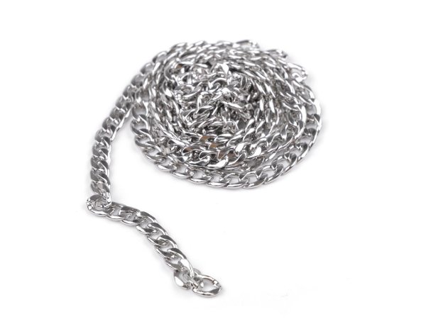 Řetízek plochý z nerezové oceli 5 mm, délka 1 m