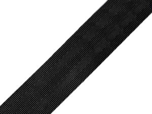 Hladký oboustranný popruh s leskem šíře 32; 38 mm