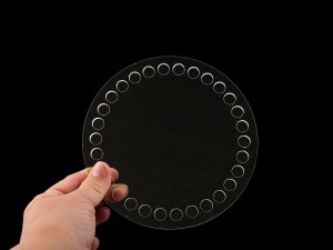 Plastové dno na háčkování / výrobu košíků Ø15 cm