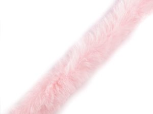 Všívací lemovka / lampas z umělé kožešiny kulatý šíře 2 cm