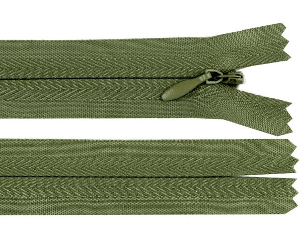 Spirálový zip skrytý No 3 délka 25 cm