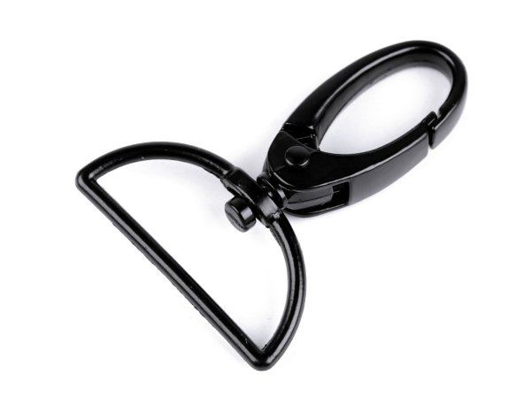 Kovová karabina otočná, průvlek 32 mm