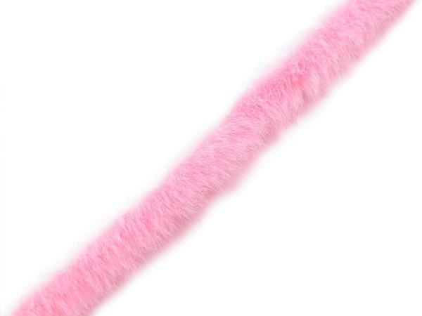 Oděvní / dekorační kožešinový proužek plochý, řezaný šíře 1,5 cm