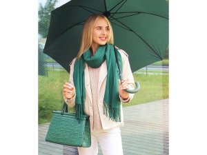Šátek / šála typu pashmina s třásněmi 70x180 cm