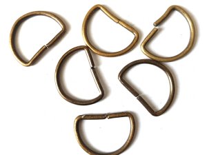 Polokroužek 20 mm , 25 mm , 30 mm staromosaz 2 jakost