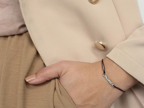 Přívěsek / mezidíl z nerezové oceli máma, mama k výrobě náramků a náhrdelníků