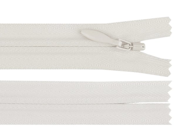 Spirálový zip skrytý YKK No 4 délka 60 cm