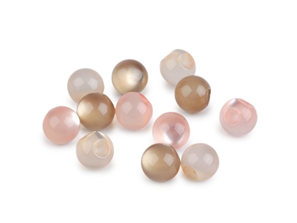 Perla k našití / knoflík kočičí oko Ø10 mm