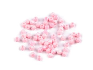 Skleněné korálky ploškované Ø4 mm