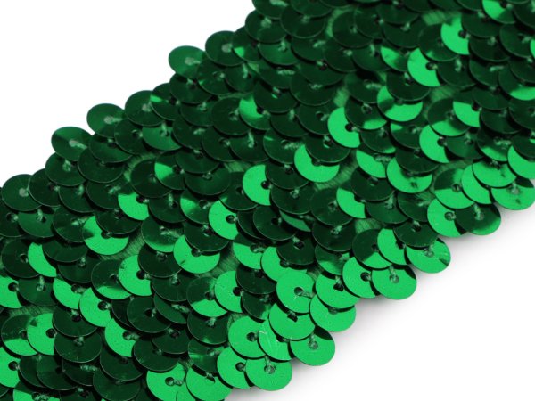 Flitrový prýmek šíře 45 mm elastický