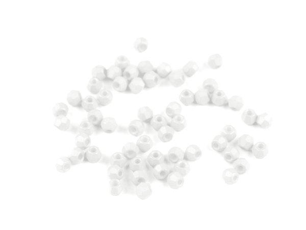 Skleněné korálky ploškované Ø4 mm
