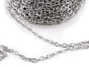 Řetízek z nerezové oceli 3,8 mm metráž
