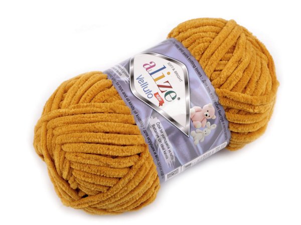 Pletací žinylková příze Alize Velluto 100 g