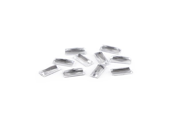Nažehlovací kamínky hotfix obdélníček celoplošné broušení 3x7 mm