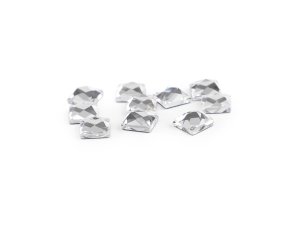 Nažehlovací kamínky hotfix čtvereček celoplošné broušení 4x4 mm