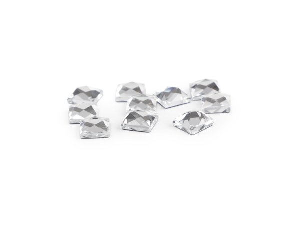 Nažehlovací kamínky hotfix čtvereček celoplošné broušení 4x4 mm