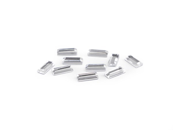 Nažehlovací kamínky hotfix obdélníček rovné broušení 3x7 mm