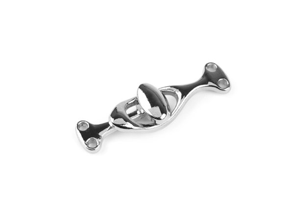 Kovové ozdobné zapínání 10x36 mm