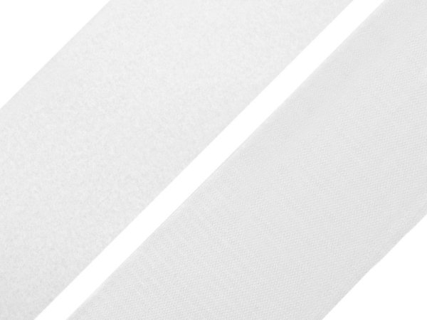 Suchý zip háček + plyš šíře 100 mm bílý, černý PES/PA