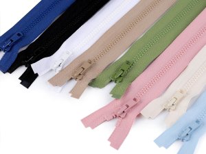 Kostěný zip YKK No 3 délka 35 cm