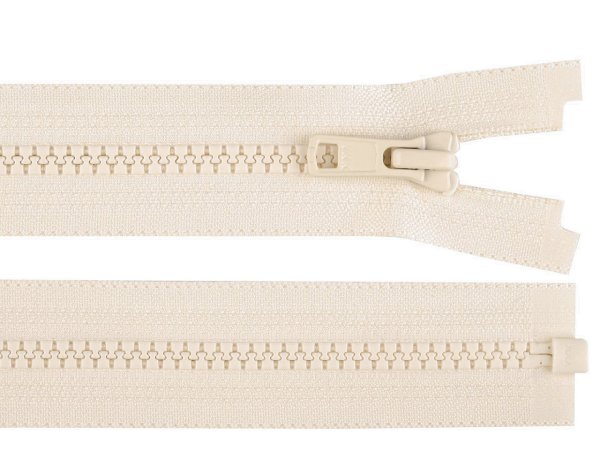 Kostěný zip YKK No 5 délka 70 cm bundový