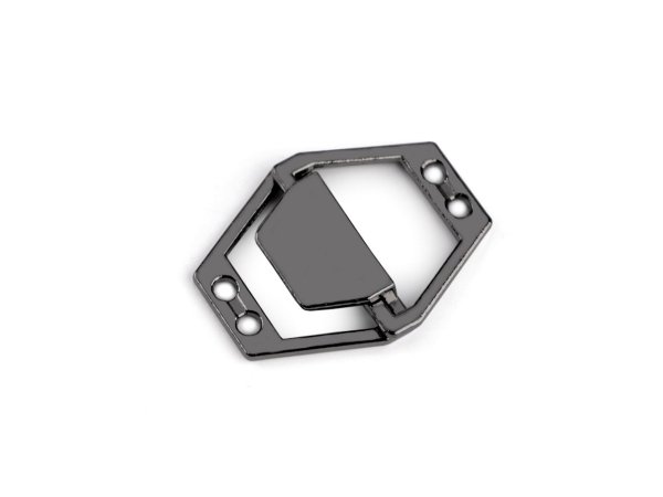 Kovové ozdobné zapínání 20x26 mm