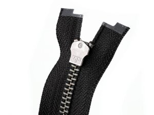 Zip kovový YKK No 5 dělitelný 2 jezdce / dvoucestný 70 cm na kožené bundy